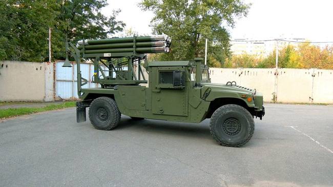 У Вінниці виготовили першу РСЗВ на шасі броньованого Humvee (ВІДЕО)