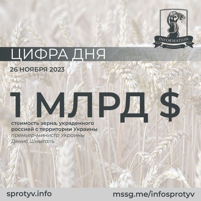 рф вывезла миллионы тонн зерна с оккупированных украинских территорий - Шмыгаль