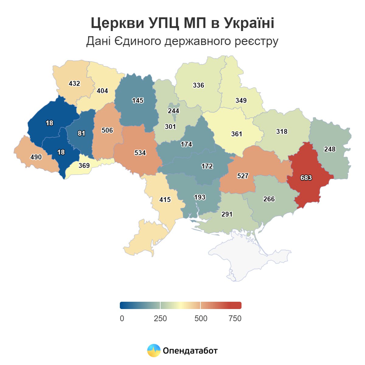 В Украине более 8 тысяч церквей до сих пор принадлежат РПЦвУ