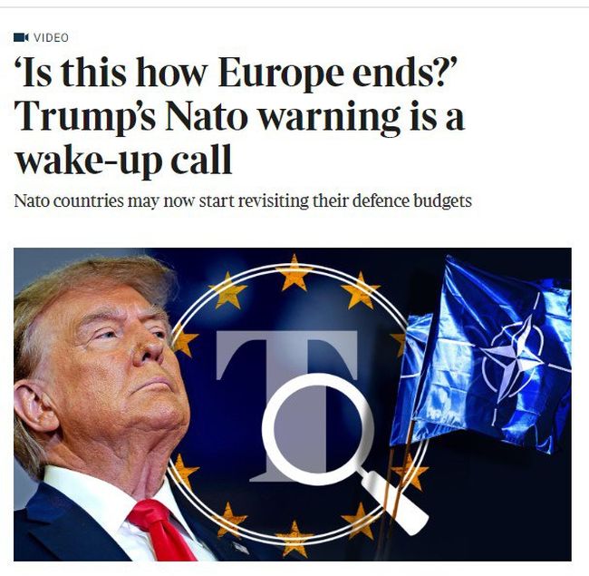 Чиновники НАТО с ужасом обсуждают заявление Трампа и его вероятную победу, — The Times