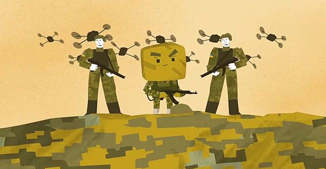 Піксель. Вартовий свободи: ЗСУ презентували перший в їхній історії мультфільм для дітей про 10 років війни