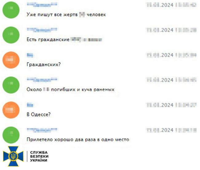 СБУ затримала коригувальника, який «злив» фсб інформацію про наслідки подвійного ракетного удару по Одесі