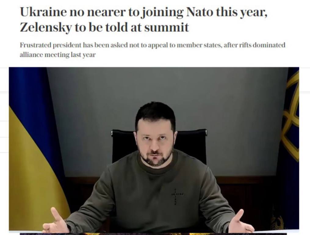 Зеленського попросили не говорити про членство України в НАТО цьогоріч