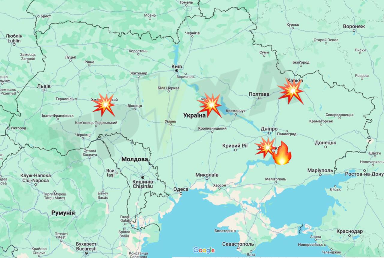 Головне про масовану атаку рф вночі