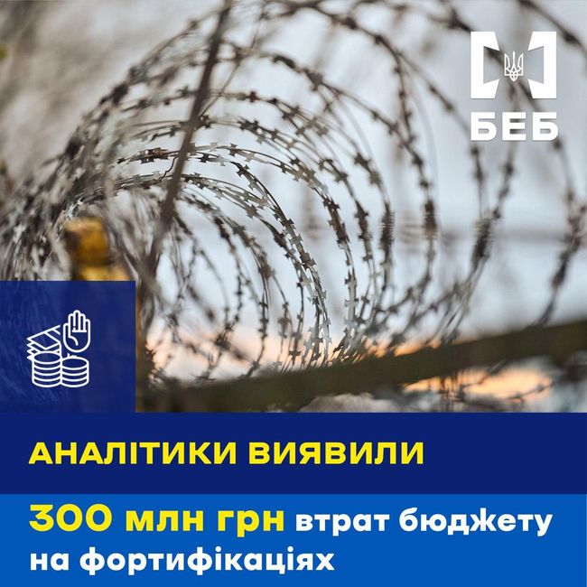 На закупівлі колючки бюджет вже втратив близько 300 млн грн — БЕБ