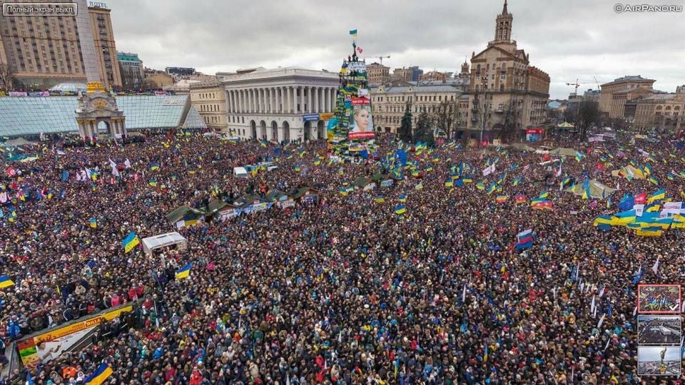 1 грудня 2013 року відбувся Марш мільйона - один з найвелелюдніших мітингів Революції Гідності