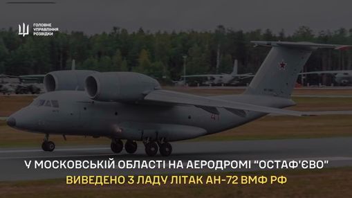 Относительно проведённой ГУР МО Украины операции по уничтожению военно-транспортного самолёта Ан-72 на аэродроме Остафьево в московской области