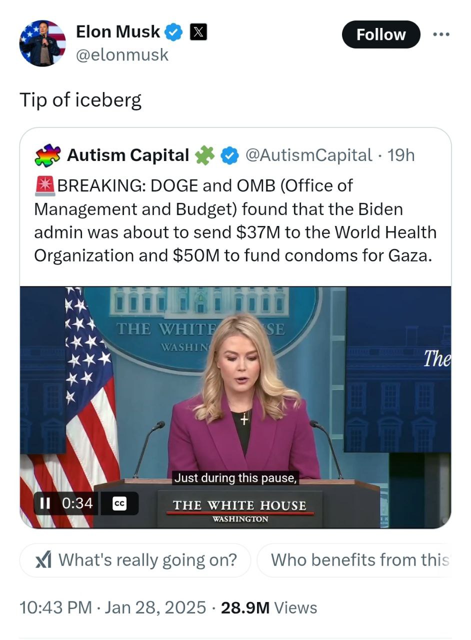 Лютый, лютый фейк администрации Трампа и нового пресс-секретаря Кэролайн Левитт