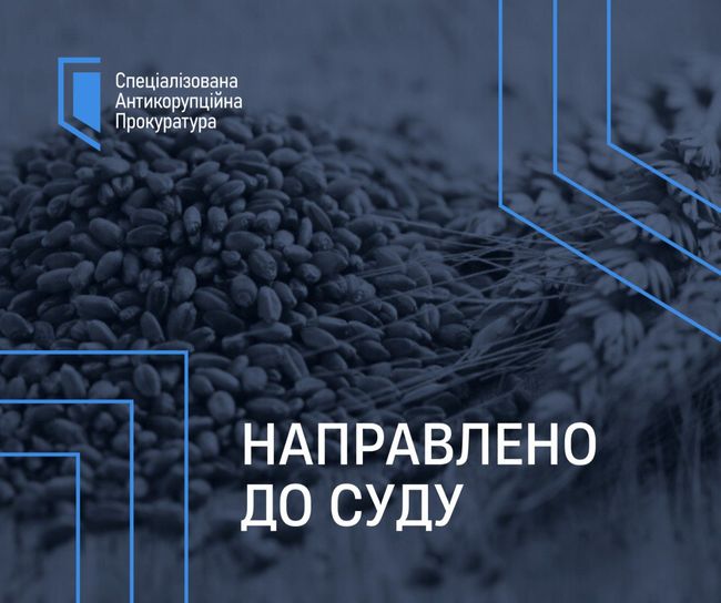 Мільйонні зловживання під час закупівлі зерна: справу направлено до суду Мільйонні зловживання під час закупівлі зерна: справу направлено до суду