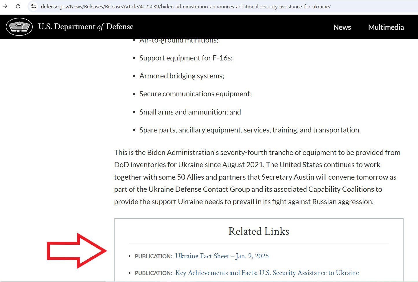 Пентагон спростував заяву Трампа про витрачені на Україну 350 млрд