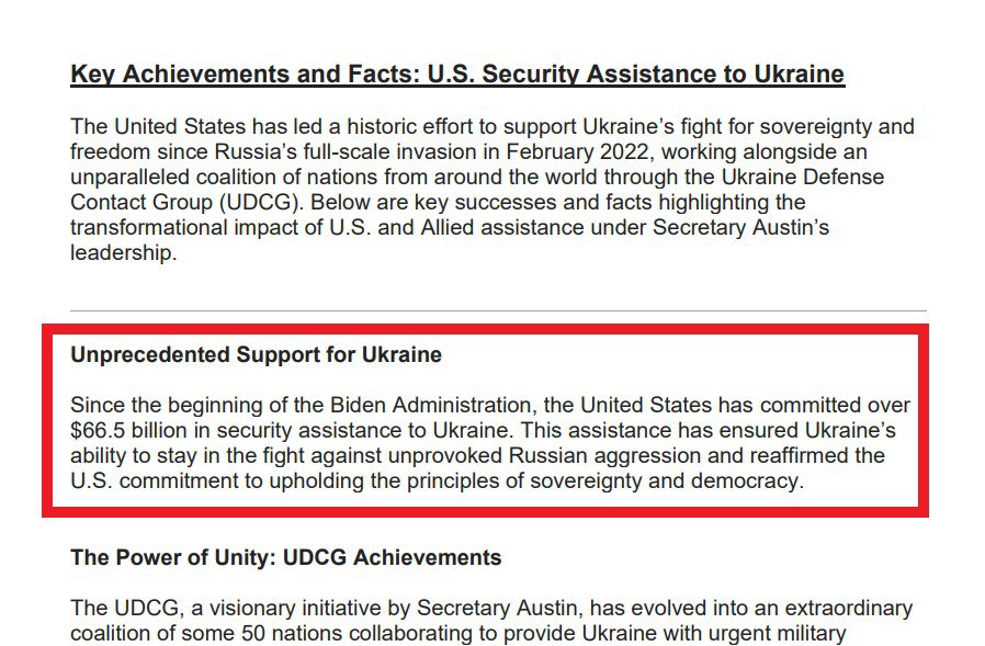 Пентагон спростував заяву Трампа про витрачені на Україну 350 млрд