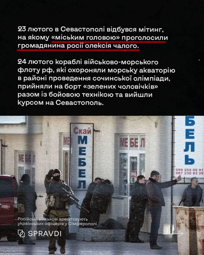 26 лютого 2014 року тисячі жителів Криму вийшли на протистояння й сказали гучне «Крим – це Україна»