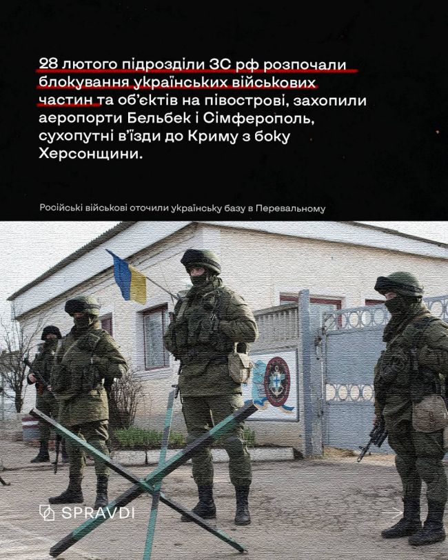 26 лютого 2014 року тисячі жителів Криму вийшли на протистояння й сказали гучне «Крим – це Україна»