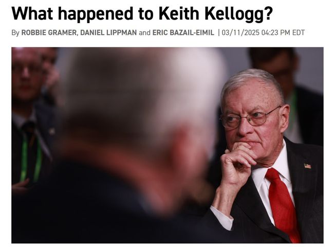 Що сталося з генералом Келлогом та його роллю у переговорах між Україною та рф? — Politico