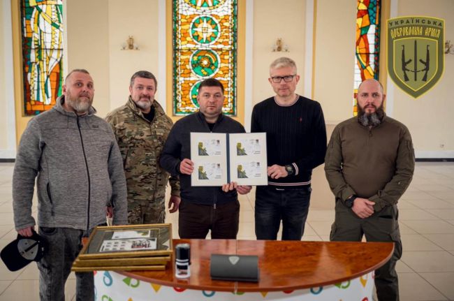 Нікіта Тітов створив марку до 10-річчя Української добровольчої армії