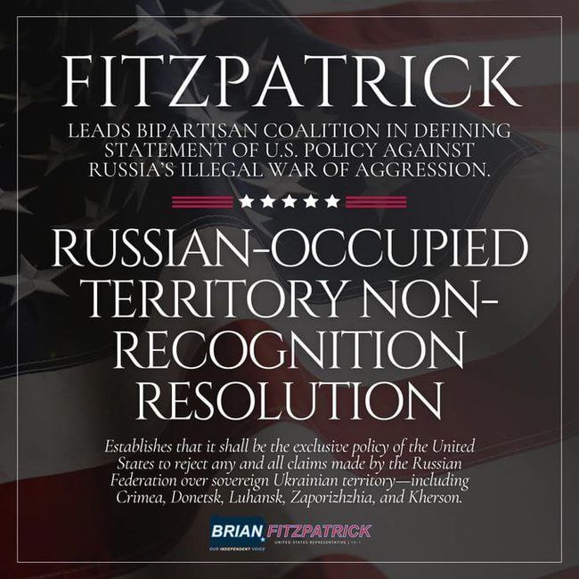 У Конгресі США представили проект про невизнання анексії росією територій України