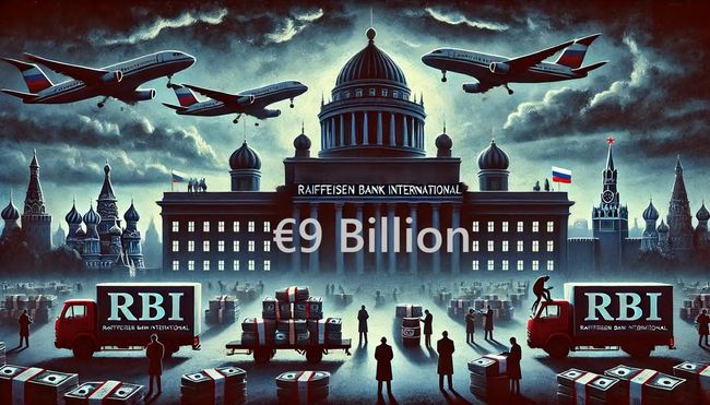 Raiffeisen Bank International та брудні 9 мільярди євро готівки для путіна