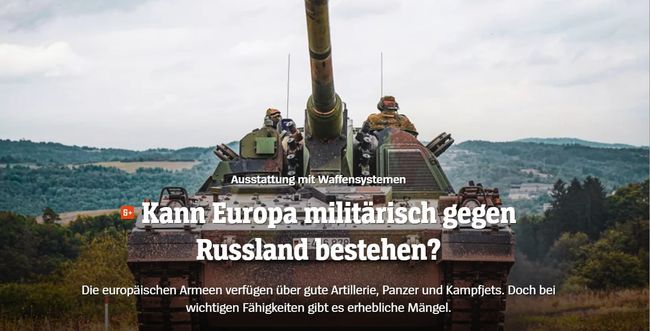 «Чи вистачить у Європи сил, щоб воювати з путіним?» «Чи вистачить у Європи сил, щоб воювати з путіним?»