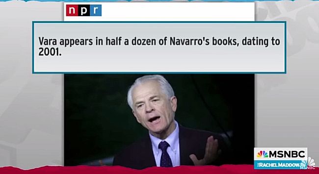 Идею о пошлинах Трампу подкинул Питер Наварро, которого зять Трампа Джаред Кушнер откопал на Амазоне