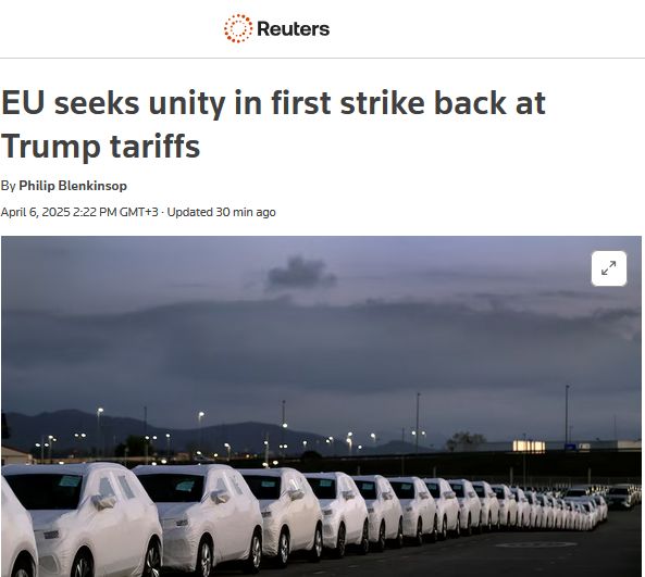 ЄС планує ввести перші контрмита у відповідь на американські, пише Reuters ЄС планує ввести перші контрмита у відповідь на американські, пише Reuters