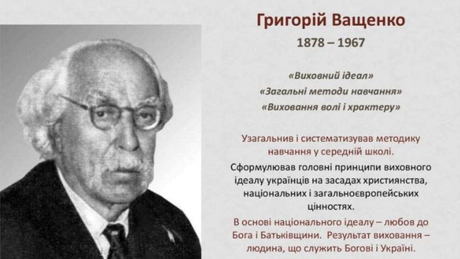 23 квітня 1878 р. народився Григорій Ващенко, педагог, психолог, письменник
