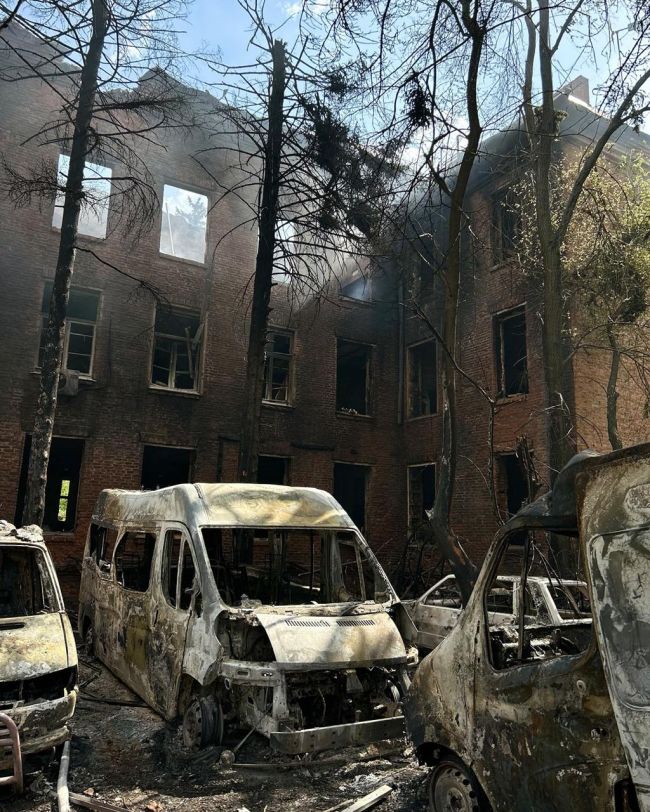 Окупанти зруйнували базу «Госпітальєрів» під час атаки на Павлоград Окупанти зруйнували базу «Госпітальєрів» під час атаки на Павлоград