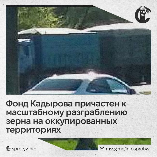 Фонд Кадырова ворует украинское зерно