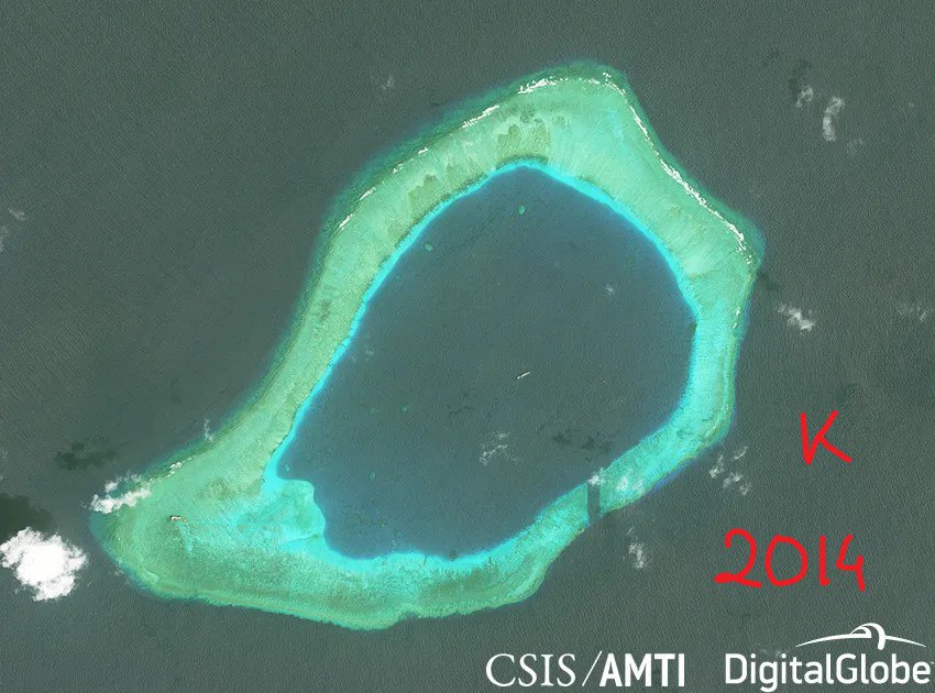 Китай узяв під контроль спірний риф Сенді-Кей