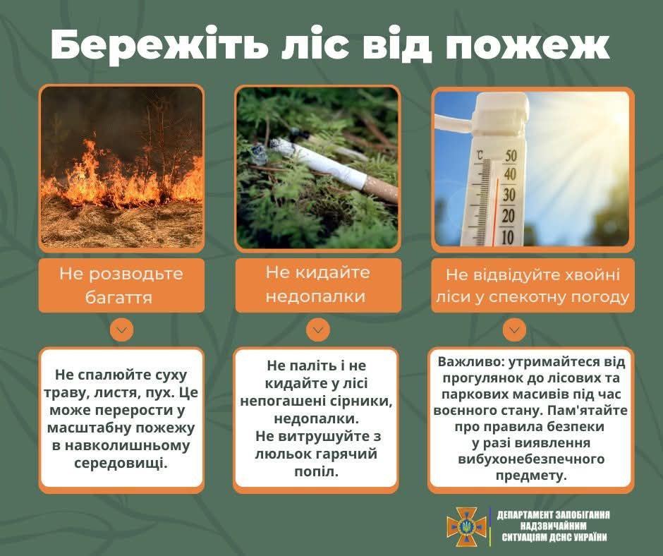 Україною вирують пожежі в екосистемах