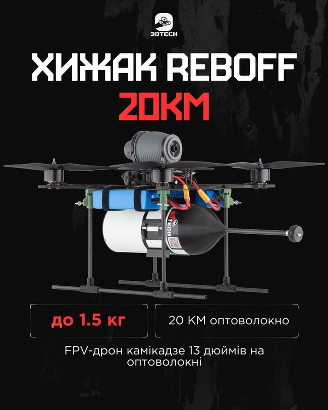 Україна запускає серійне виробництво оптоволокна для FPV-дронів на 30 км