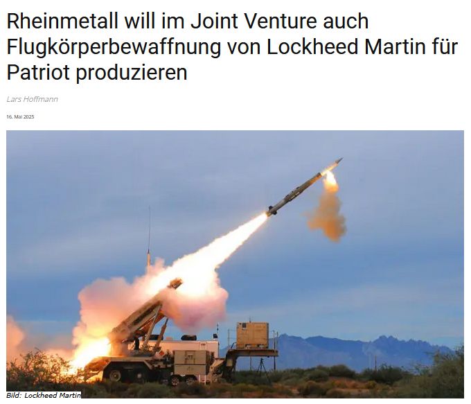 Rheinmetall планує спільне виробництво ракет ATACMS, GMLRS, Hellfire, JAGM, а також PAC-3