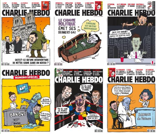 Журнал Charlie Hebdo подав до суду через фальшиві обкладинки з російською пропагандою