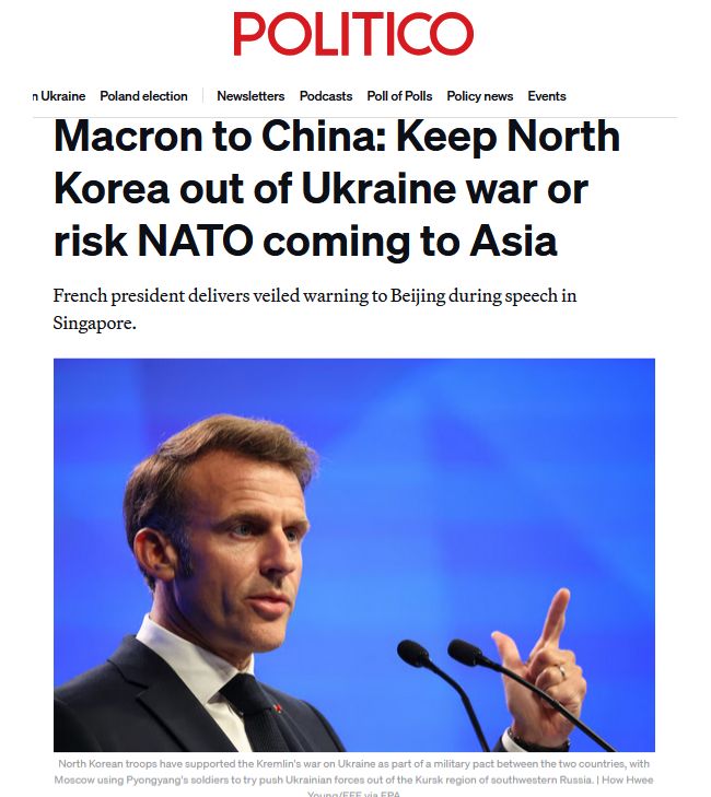 НАТО попереджає Китай