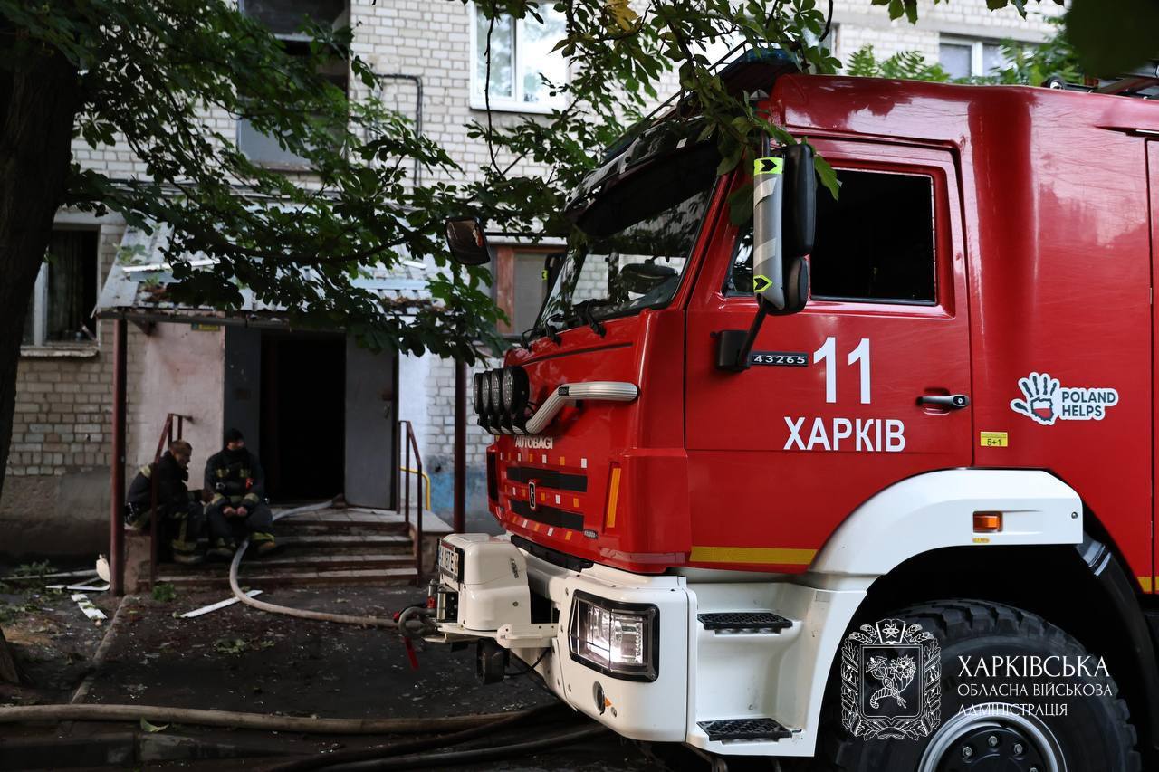 17 ударів БпЛА за 9 хвилин. На фото наслідки ворожого удару по Харкову