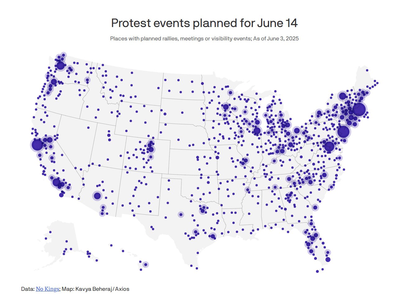 В день народження Трампа акції протесту пройдуть у сотнях міст