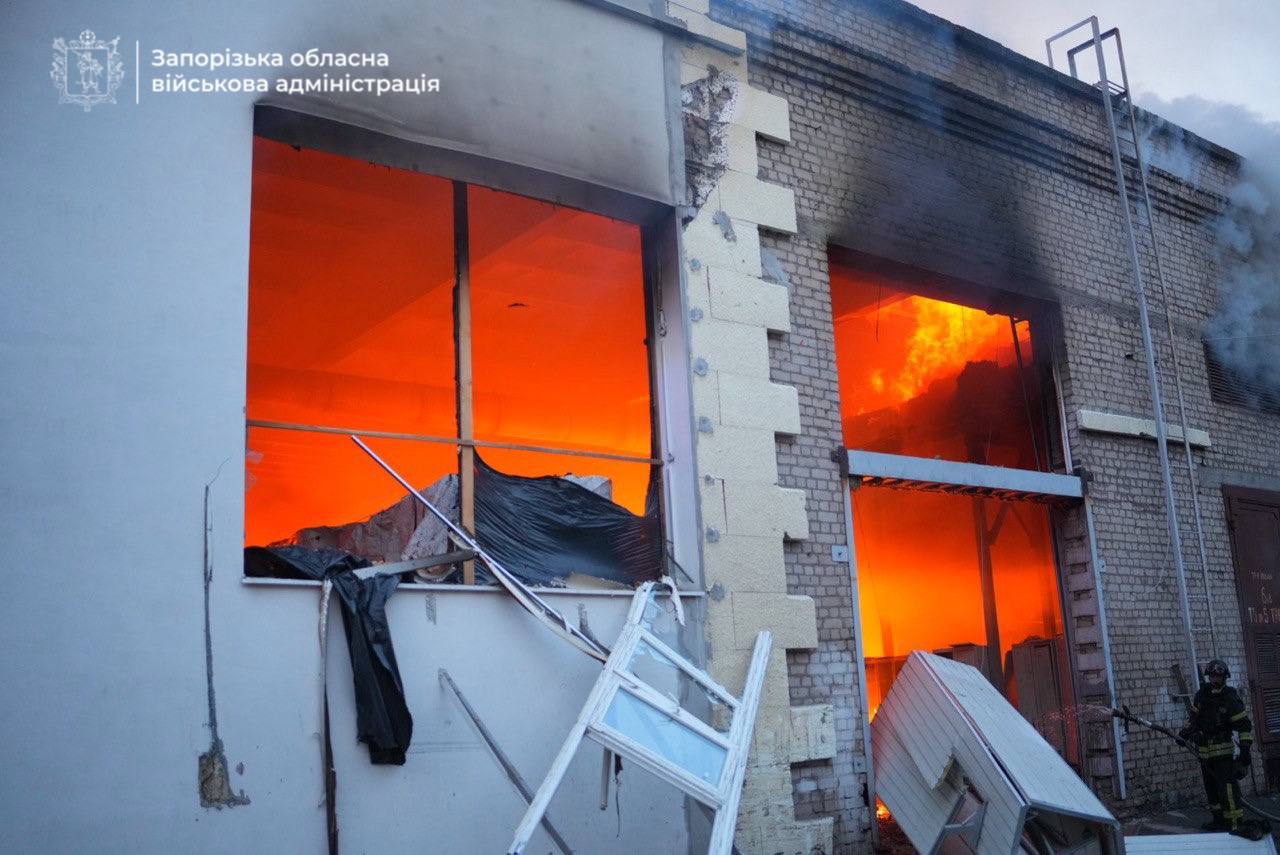 Запоріжжя атакували 14 ворожих Шахедів Запоріжжя атакували 14 ворожих Шахедів