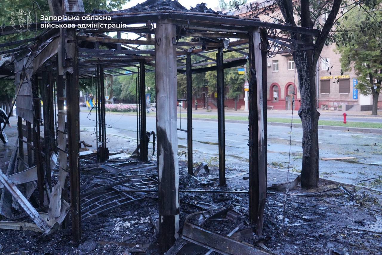 Запоріжжя атакували 14 ворожих Шахедів Запоріжжя атакували 14 ворожих Шахедів