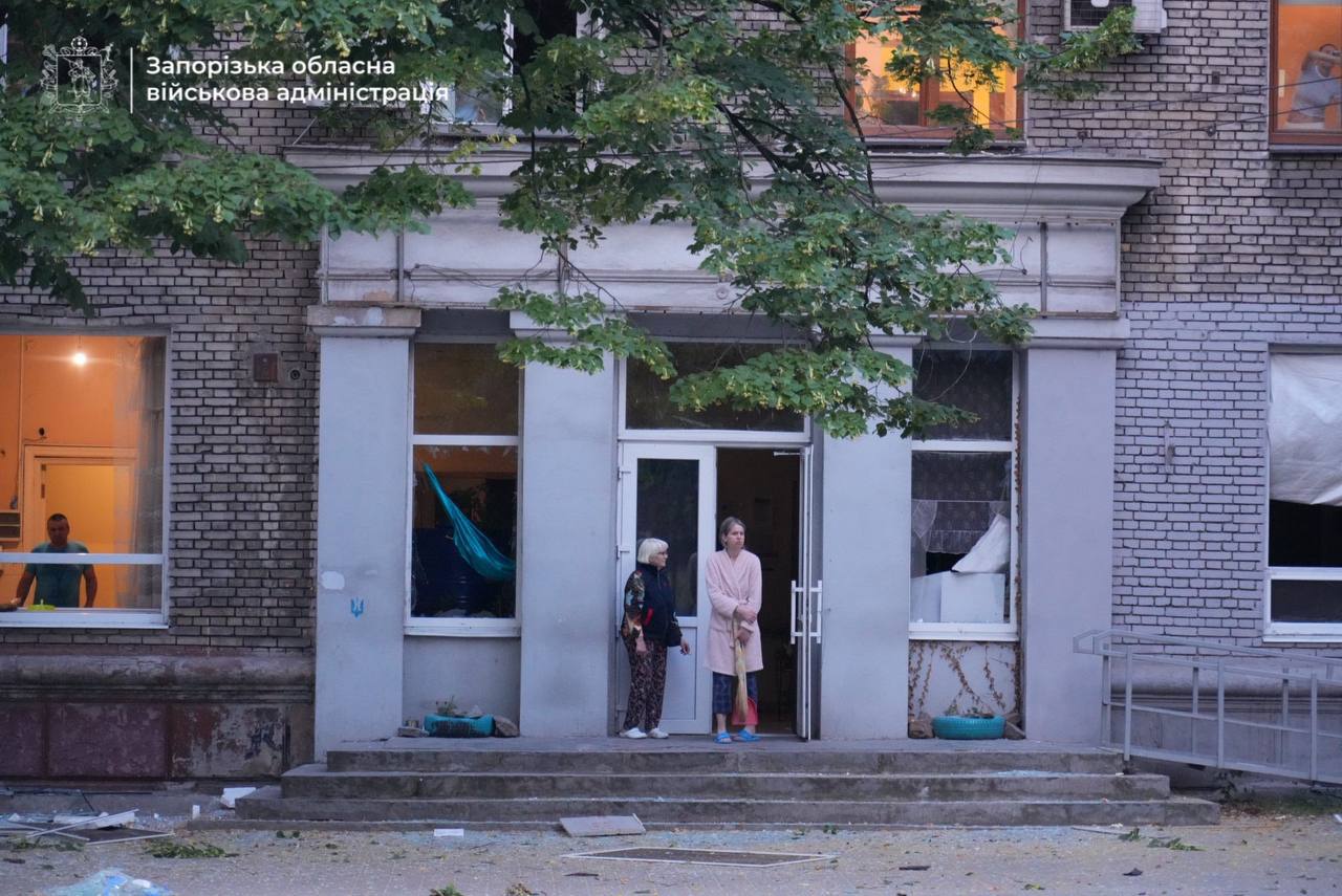 Запоріжжя атакували 14 ворожих Шахедів Запоріжжя атакували 14 ворожих Шахедів