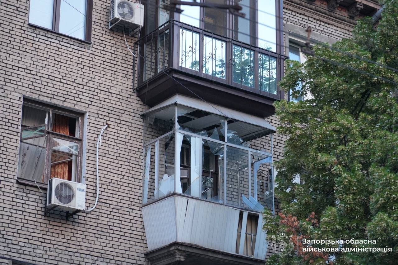 Запоріжжя атакували 14 ворожих Шахедів Запоріжжя атакували 14 ворожих Шахедів