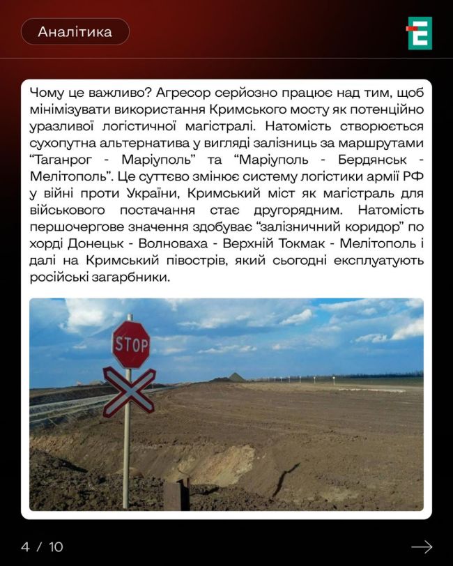 Чи можна знищити залізничний коридор окупантів зі сходу на Крим
