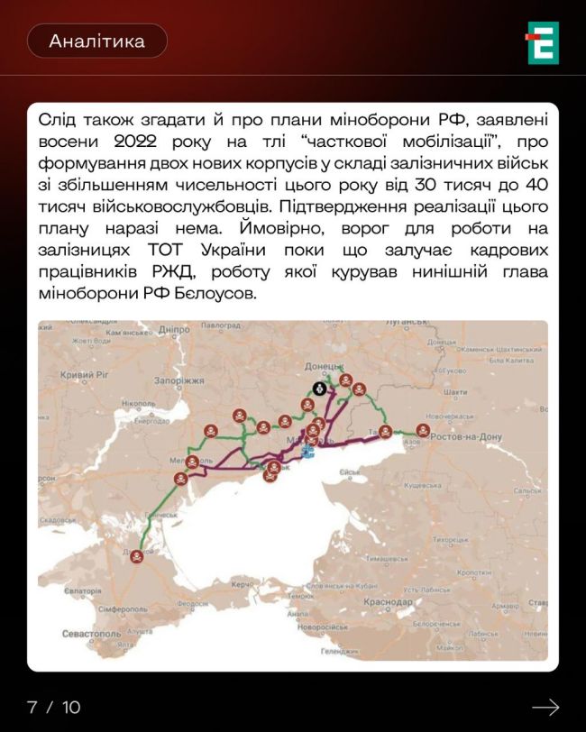 Чи можна знищити залізничний коридор окупантів зі сходу на Крим
