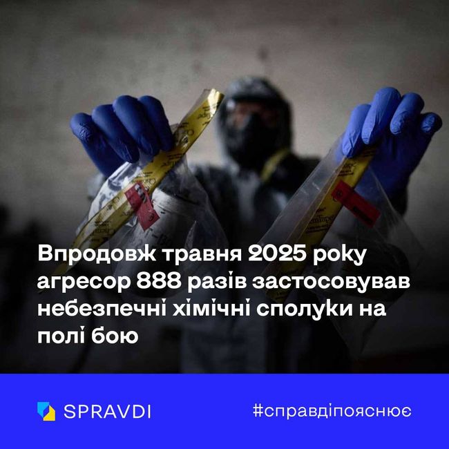 росія систематично використовує хімічну зброю