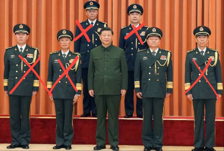 Си Цзиньпин зачистил почти всех центральных генералов в Минобороны Китая