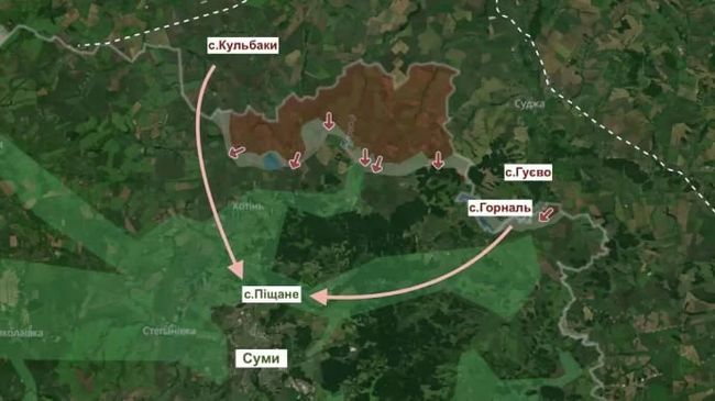 Відстань - менше кілометра: росіяни дотягнулися ствольною артилерією до передмістя Сум