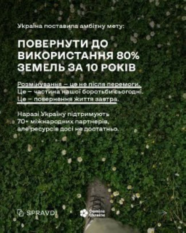 174 тисячі км² замінованої землі: як Україна повертає до життя свої території 174 тисячі км² замінованої землі: як Україна повертає до життя свої території