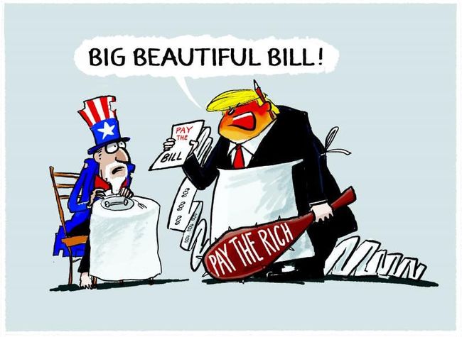70% громадян США вважають, що «Великий і красивий» бюджетний законопроект Дональда Трампа принесе користь лише багатим — опитування Wall Street Journal