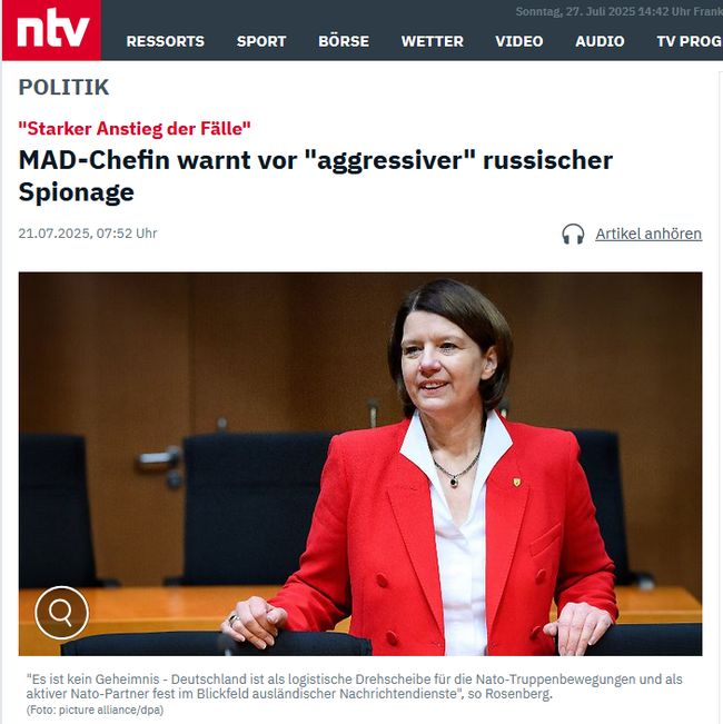 Шпигунство, саботаж і дезінформація: у Німеччині стрімко активізуються спецслужби рф