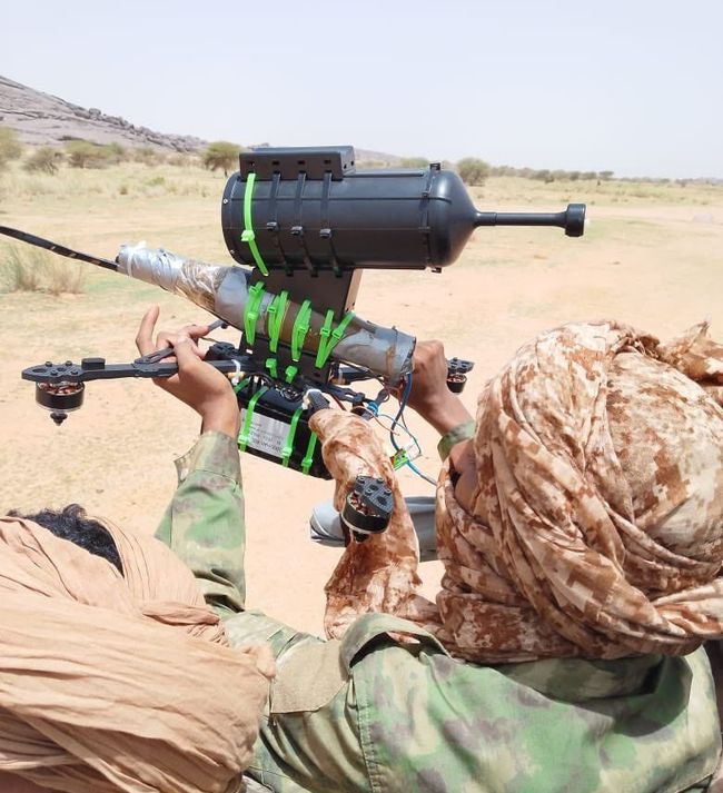 FPV на оптоволокні був помічений на озброєнні повстанців-туарегів в Малі