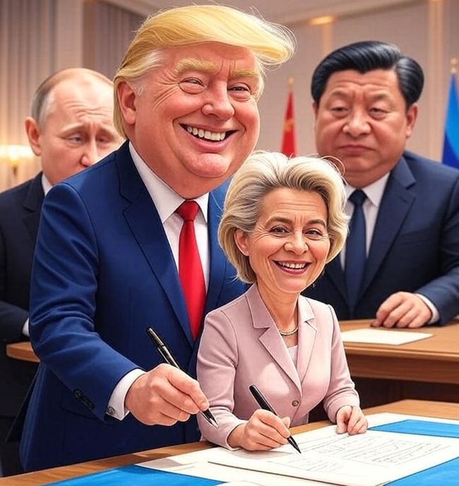 Торговельна угода США - ЄС. Крах сподівань путіна. Проблеми для Китаю