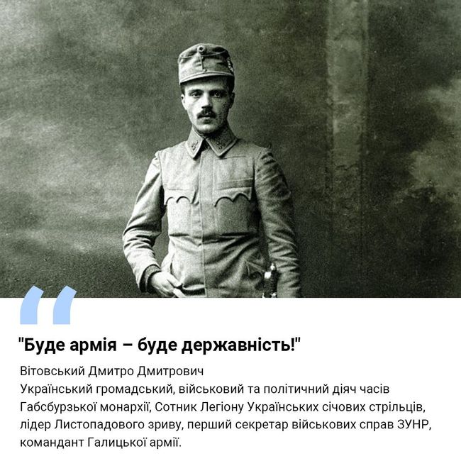 Дмитро Вітовський – символ української військової державності